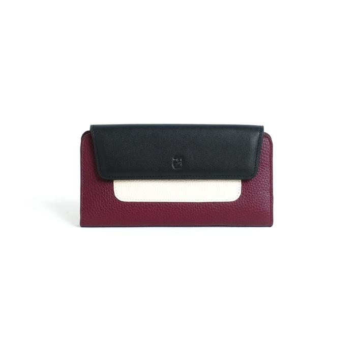 Gambar Purotti DAKOTA Long Wallet Genuine Leather - Merlot dari Purotti undefined Tokopedia