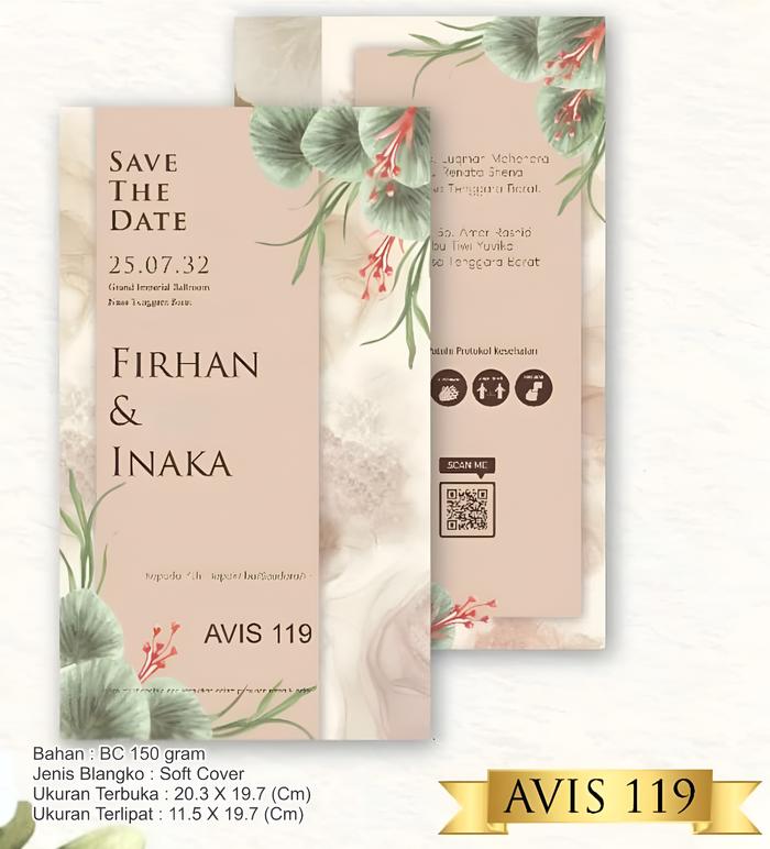 Gambar (100 PCS) UNDANGAN PERNIKAHAN SUDAH TERMASUK CETAK HARGA TERTERA UNTUK 100 PCS - Varian 119 dari Amdahas Galery undefined Tokopedia