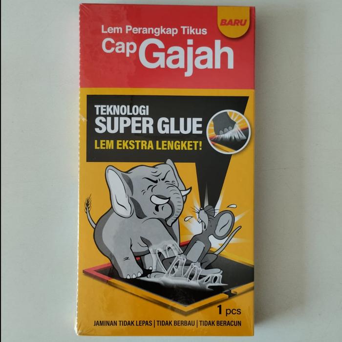 Gambar Lem Perangkap Tikus dan Hama Cap Gajah dan Kiriko Rat Glue Trap dari Solusi Alami Herbal undefined 4 Tokopedia