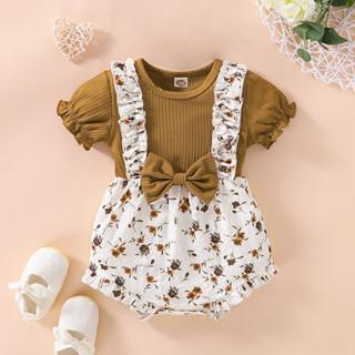 Gambar Baju Bayi Perempuan Bunga Baby Romper Baju Jumpsuits Perempuan 0 6 Bul - Cokelat, 18-24 Bulan dari BCBL Baju Bayi &amp; Anak undefined Tokopedia