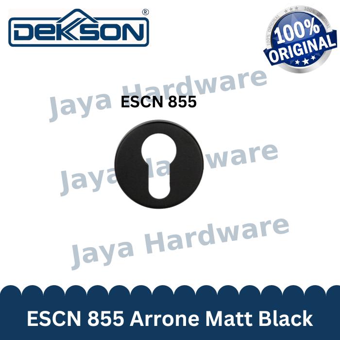 Gambar ESCN/Escutcheon Dekson/Tutup Ring Cylinder Dekkson Matt black - 855 BK Arrone dari Jaya Hardware_NEW undefined Tokopedia
