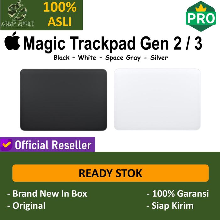 Jual Apple Magic Trackpad 3 / 2 Multi Touch Black White iPad Mac 