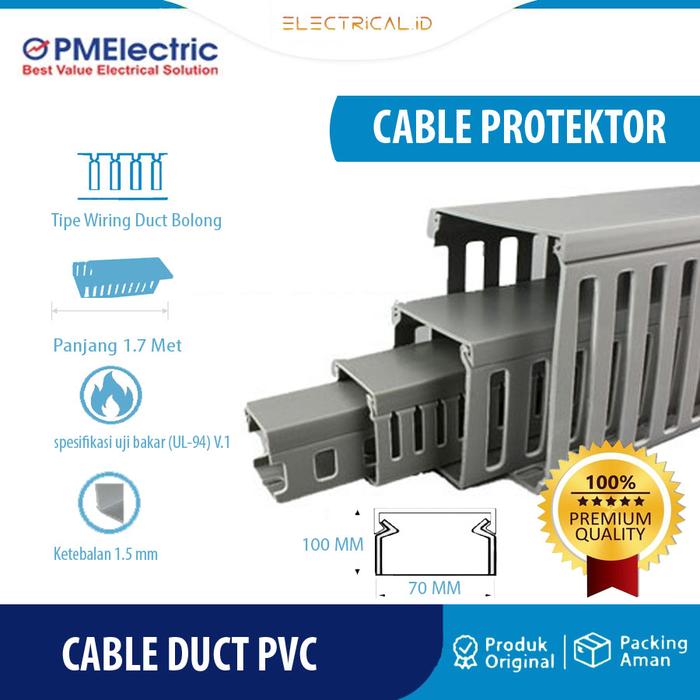 Gambar Kabel Duct / CABLE DUCT WD Brand PM 1.7M - 70x100 dari Electrical.id undefined Tokopedia