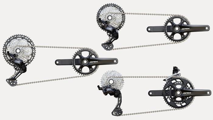 Gambar GROUPSET SHIMANO GRX 12 SPEED MECHANICAL GROUPSET GRX GRAVEL 12 SPEED - 2x12(11-34T) dari MQ BIKE undefined Tokopedia