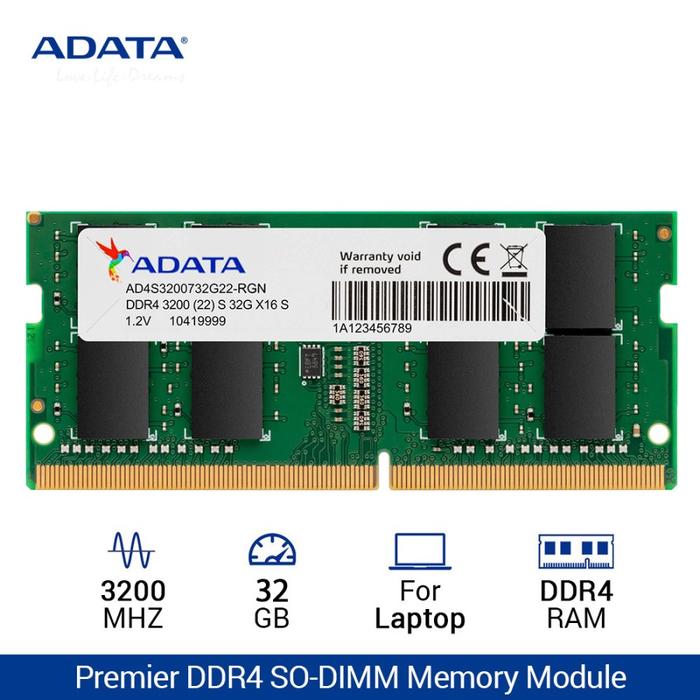 32gb Sodimm Ddr4 3200 Crucial 32GB DDR4 3200MHz SODIMM Memory Kit