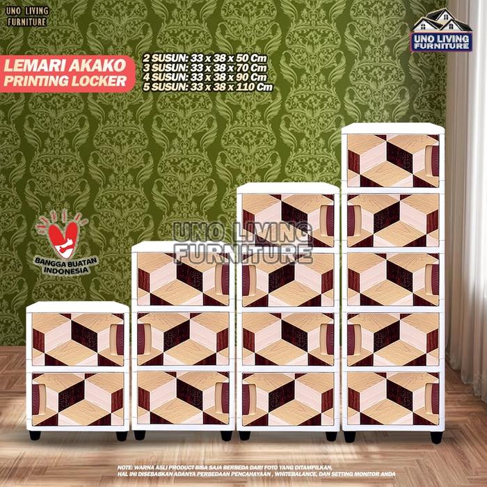 Gambar Lemari Locker Akako Lemari Swing Akako Catur Mix - LOCKER MOTIF, 2 SUSUN dari Uno Living Furniture undefined Tokopedia