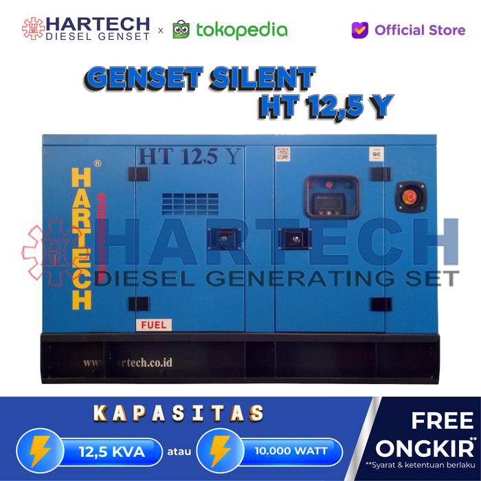 Gambar HARTECH Genset HT 12,5 Y Silent Type 12,5 Kva / 10.000 Watt dari Hartech Genset Official undefined Tokopedia