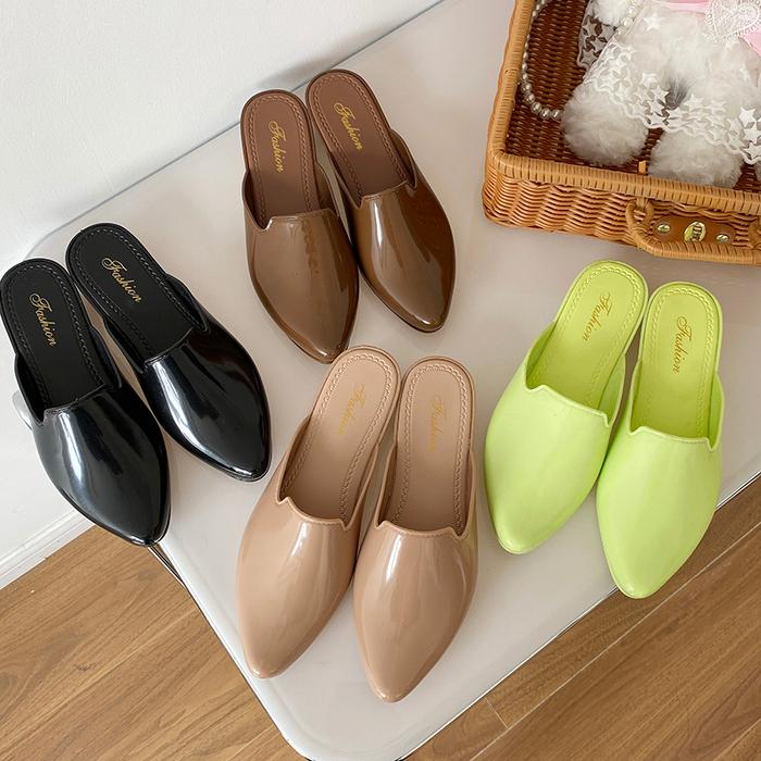 Jual Sepatu Slip On Wanita Flat Shoes Anti Slip Pointed Toe 47