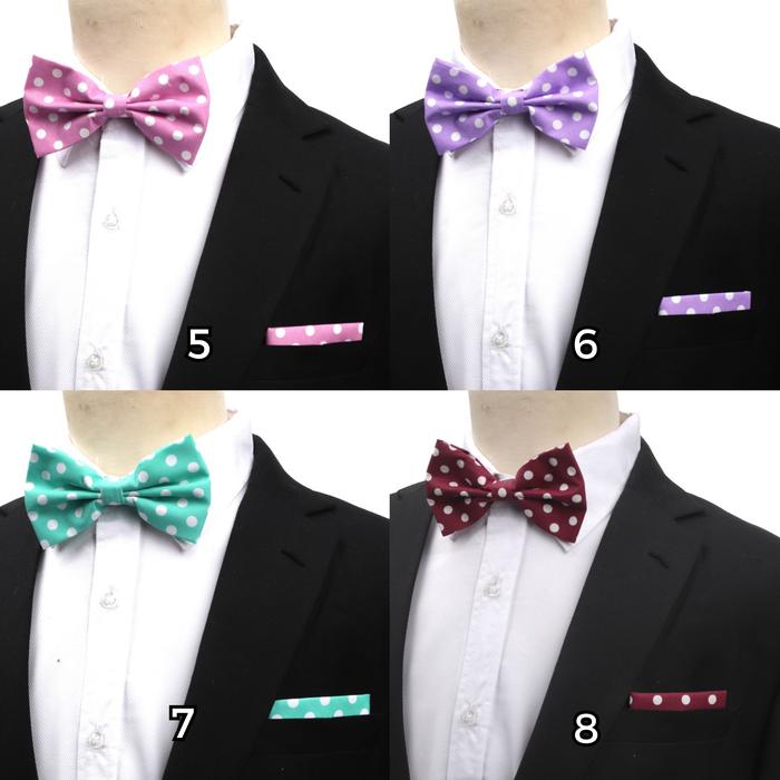 Gambar Houseofcuff Dasi Kupu Bowtie Polka All Color - 1 dari House of Cuff undefined Tokopedia