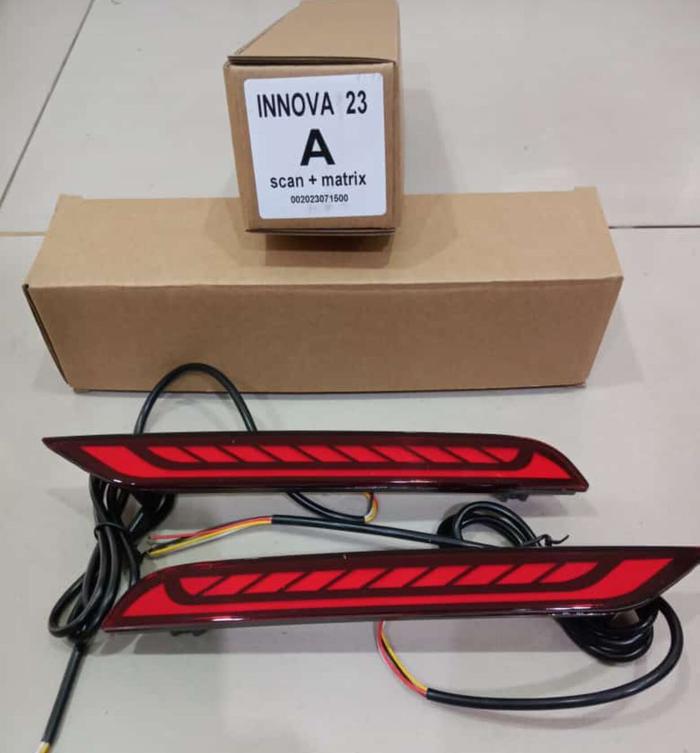 Gambar Lampu reflektor belakang Running LED mobil Innova Zenix 2023 - Tipe A dari fajar variasi mobil undefined Tokopedia