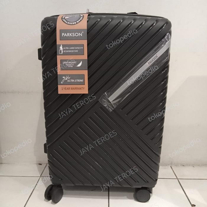 Gambar koper polypropylene 24 inch PARKSON PP6 - Hitam dari laffel bags undefined Tokopedia