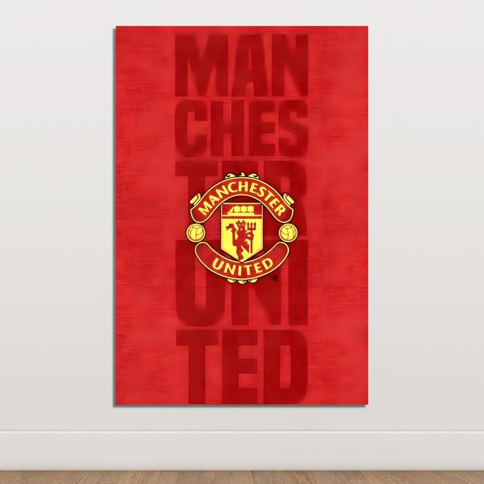 Gambar Poster Kayu Logo Sepak Bola Vintage 20x30cm 6mm Hiasan Dinding Kamar - MU 01 dari Figure Art IDN undefined Tokopedia