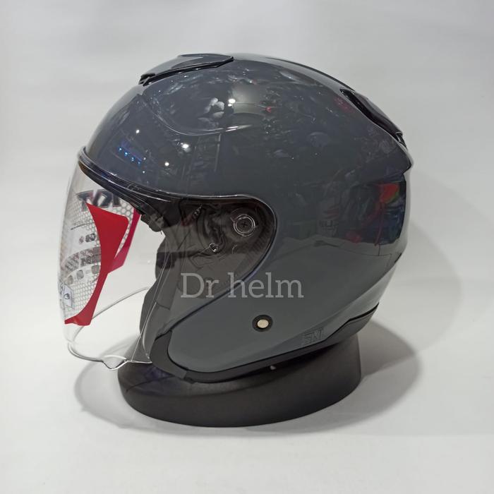 Gambar HELM KYT KYOTO R SOLID GORILLA GREY GLOSS ORIGINAL - M dari dr helm undefined Tokopedia