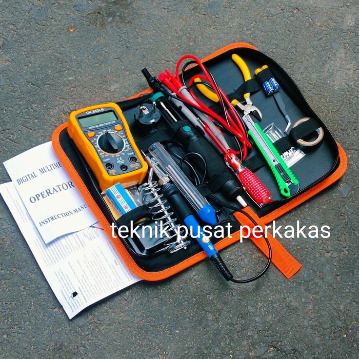 Servis Kit Jual Alat Solder Servis Tool kit Set Elektronik Alat Lengkap Good ...
