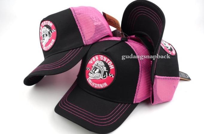 Gambar ORIGINAL TOPI SNAPBACK ORIGINAL IMPORT VON DUTCH BASEBALL CAP [BEST - Hitam Pink dari orfimall undefined Tokopedia