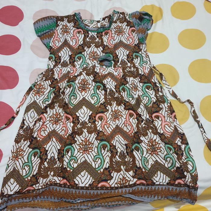 Gambar dres batik anak perempuan bekas dari kunos undefined Tokopedia