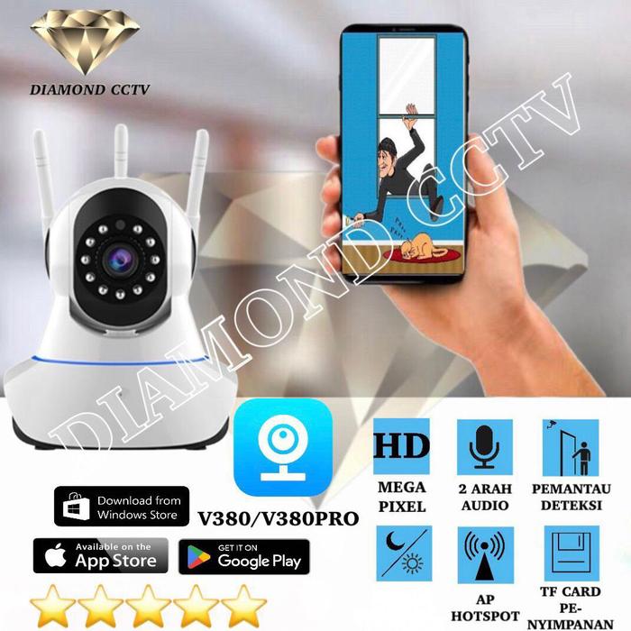 IP camera koneksi hanya wifi good job di Diamond Cctv Tokopedia