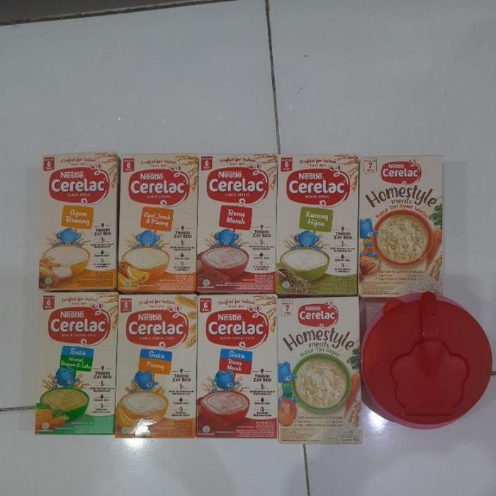 Gambar Netsle' CERELAC BUBUR BAYI 120gr BOX - beras merah dari FULLARISE undefined Tokopedia
