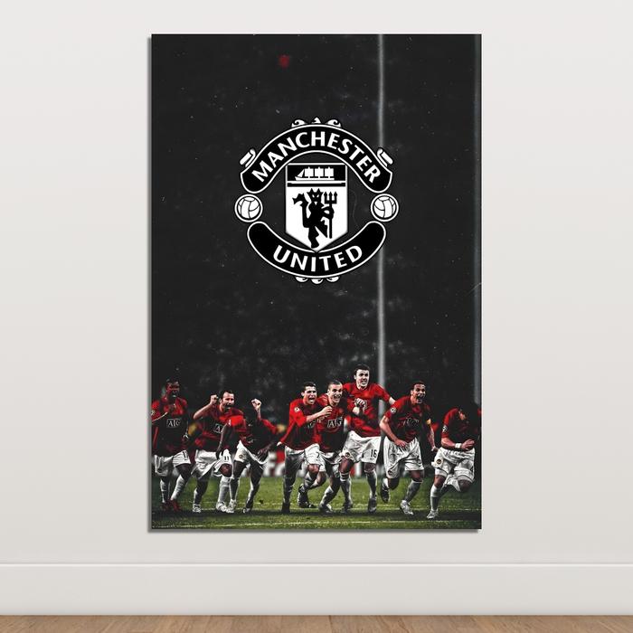 Gambar Poster Kayu Logo Sepak Bola Vintage 20x30cm 6mm Hiasan Dinding Kamar - MU 02 dari Figure Art IDN undefined Tokopedia