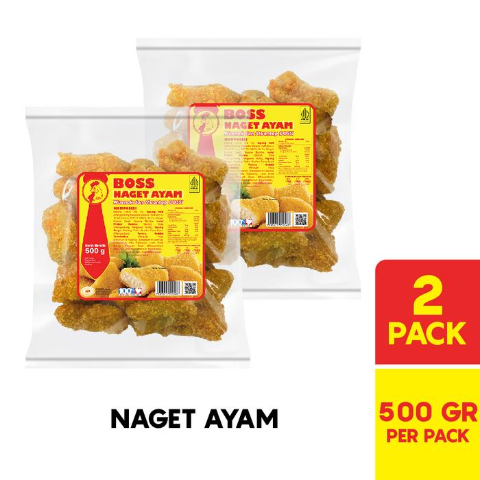 Gambar BOSS Nugget Ayam @ 500 Gr Multipack dari BOSS Frozen Food undefined Tokopedia