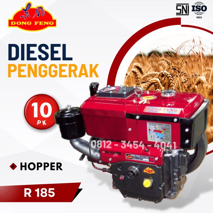 Gambar DONG FENG 10hp Diesel R 185 Mesin Penggerak 10 PK - HOPPER 10 PK dari Engineering Machine undefined Tokopedia