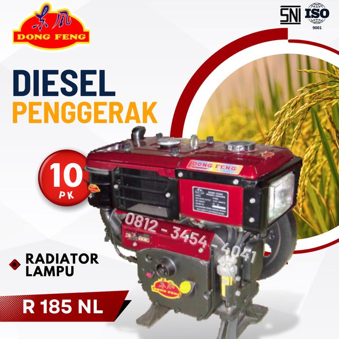 Gambar DONG FENG 10hp Diesel R 185 Mesin Penggerak 10 PK - RADIATOR 10 PK dari Engineering Machine undefined Tokopedia