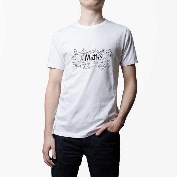 Gambar T-shirt Math: Kaos Matematika Kreatif Baju Kaos Gaya Santai Unisex - Hitam, XL dari LANCARI Design undefined Tokopedia
