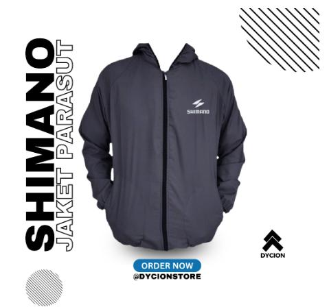 Gambar Jaket Parasut Waterproof Shimano Jaket Sauna Jogging Running Olahraga - Hitam, XL dari carmelita431 undefined Tokopedia