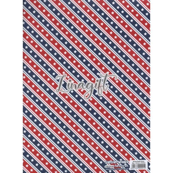 Gambar Promo ( 5 Lembar ) Stars Sanwa - Kertas Kado Bintang Gift Wrap Sansan - 5493 dari Susi Shop98 undefined Tokopedia
