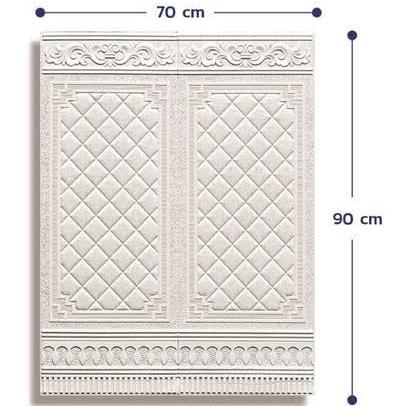 Gambar WALLFOAM 3D PANEL 90CM X 70CM WALLPAPER FOAM - KOTAKPUTIH 5MM dari Bisnetstore undefined Tokopedia