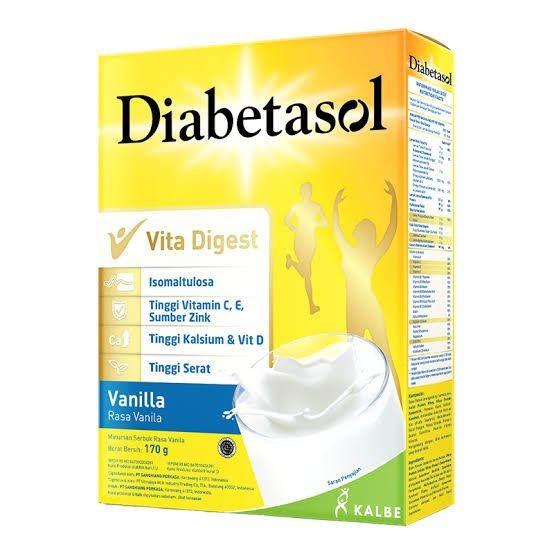 Gambar diabetasol vanilla 170gr | susu dari MRA54 undefined Tokopedia