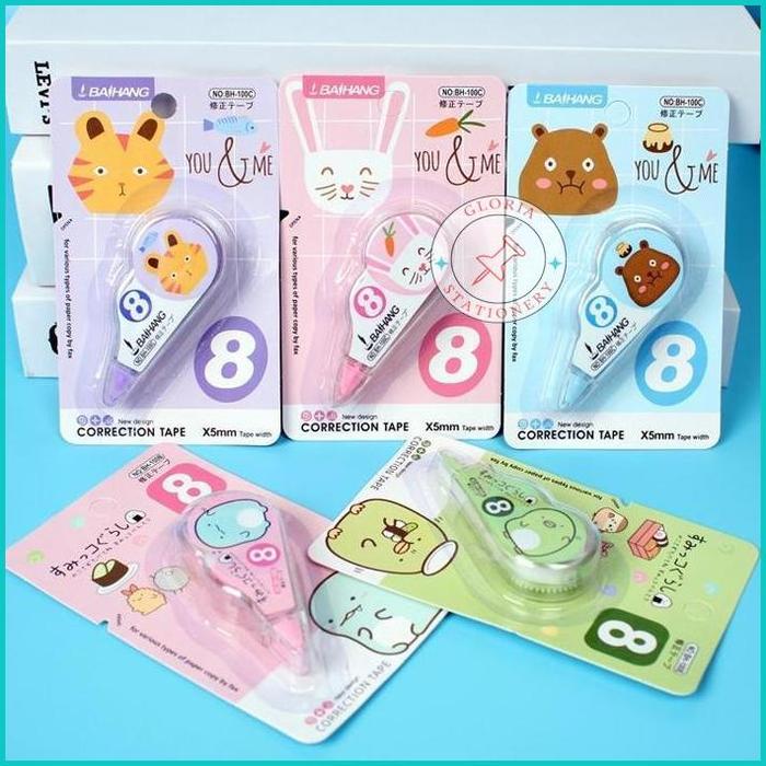 Gambar HC Correction Tape Students Stationary School Supplies 8M Multiple - HC11307 RANDOM dari Gloria ATK undefined Tokopedia
