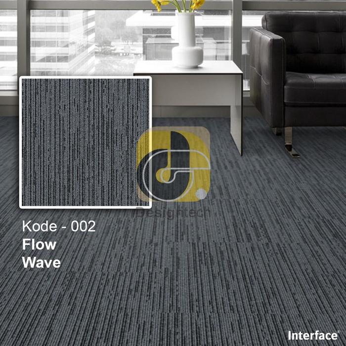 Gambar Karpet Tile Lantai, Ukuran 50x50cm - Interface-Flow - Wave dari Widiyat Olshopp undefined Tokopedia