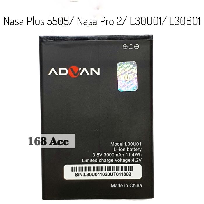 Gambar Baterai Batre Advan Nasa Plus 5505 L30U01 Batere Advan L30B01 Original Battery Charger - Original dari 168acc shop undefined Tokopedia