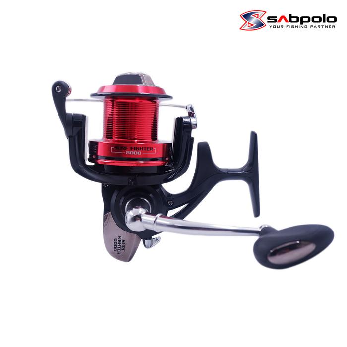 Gambar Sabpolo SURF FIGHTER 8000 Power Handle Full Metal Spool Reel Pancing dari Depot Mancing undefined Tokopedia