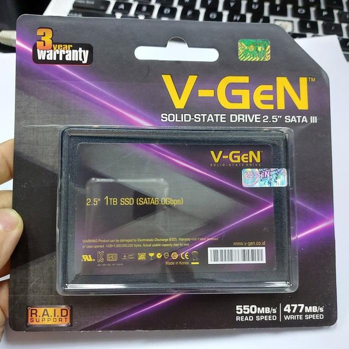 Gambar SSD VGeN PLATINUM 2.5" SATA III Solid State Drive 128-256-512GB -1TB - VIGEN 1TB dari SHAKA PART LAPTOP & COMP undefined Tokopedia