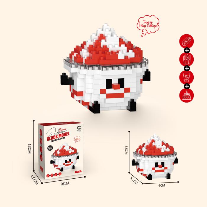 Gambar DIY Mainan Balok Susun Nano Block Mainan Block Brick Mainan Puzzle Toy - Es krim dari Loztoys undefined Tokopedia