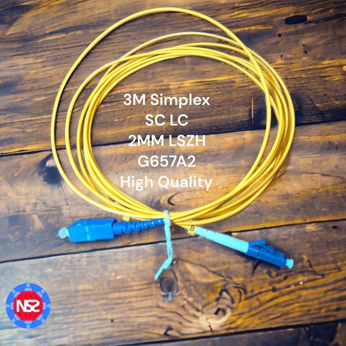 Gambar patchcord patch cord 10 meter 2mm duplex sc upc lc upc high quality - 3M SIMPLEX dari NS2 INDONESIA undefined Tokopedia