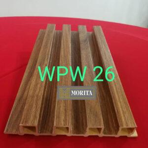 Gambar WPC Wall Wood Panel / Dekorasi Dinding Panel Kayu Corak Kayu 24mm - WPW-26 dari Morita Sukses undefined Tokopedia