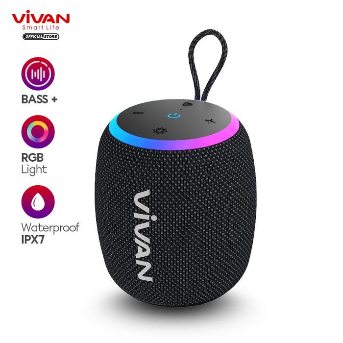 Gambar VIVAN 10 Watt Wireless Speaker Bluetooth Surround 360° Waterproof VS15 dari VIVAN SHOP Authorized Store undefined Tokopedia