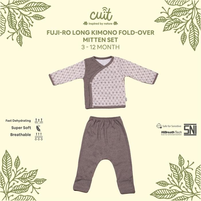 Gambar CUIT Fujiro Kimono Setelan Anak Laki-laki - Piyama / Baju Tidur Bayi - Choco, M (6-12 Bulan) dari CUIT BABYWEAR undefined Tokopedia