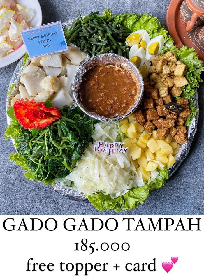 Gambar Gado Gado Tampah - Ready Setiap Hari - FREE Topper dan Gift Card dari Sophie Sally Jakarta undefined Tokopedia
