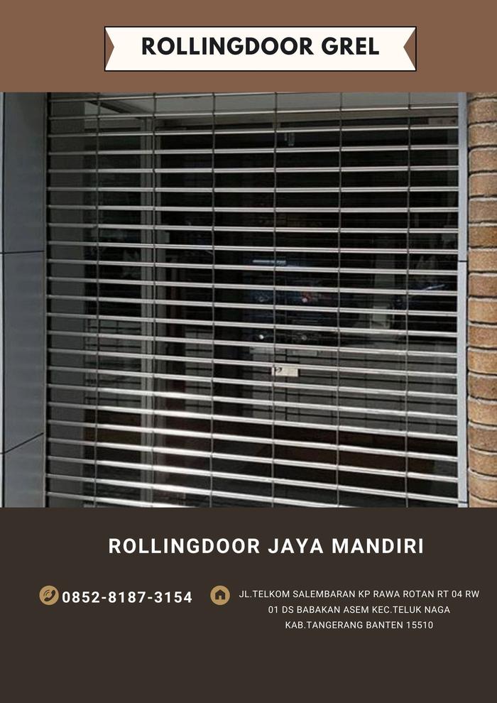 Gambar Pemasangan pintu Rolling door tipe grell dari Rollingdoor Jaya Mandiri undefined Tokopedia