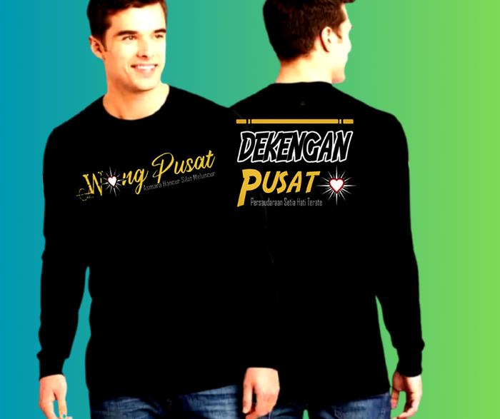 Gambar Kaos PSHT Wong Pusat | HITAM | Kwalitas Distro | Bisa COD - Lengan Panjang, M dari HIJUB_STORE undefined Tokopedia