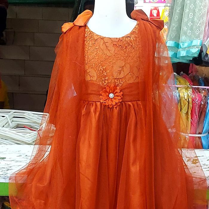 Gambar gaun anak slyer - teracota, S dari A_W_M undefined Tokopedia