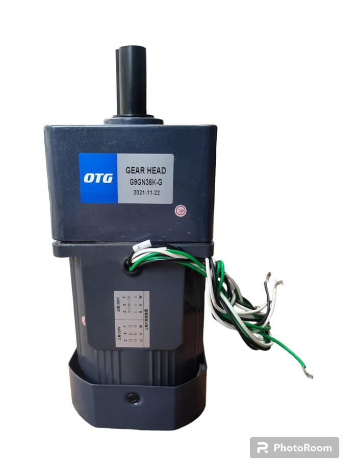 Gambar OTG M Series Induction Motor 60W 1300rpm 3phase asynchronous motor - Ratio 36 dari Erateknika undefined Tokopedia