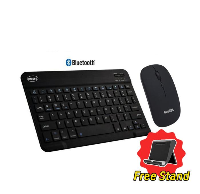 Gambar Huawei MatePad T10 T10S Combo Wireless Keyboard Mouse Bluetooth Stand - Combo Hitam dari TokoCasingCover undefined Tokopedia