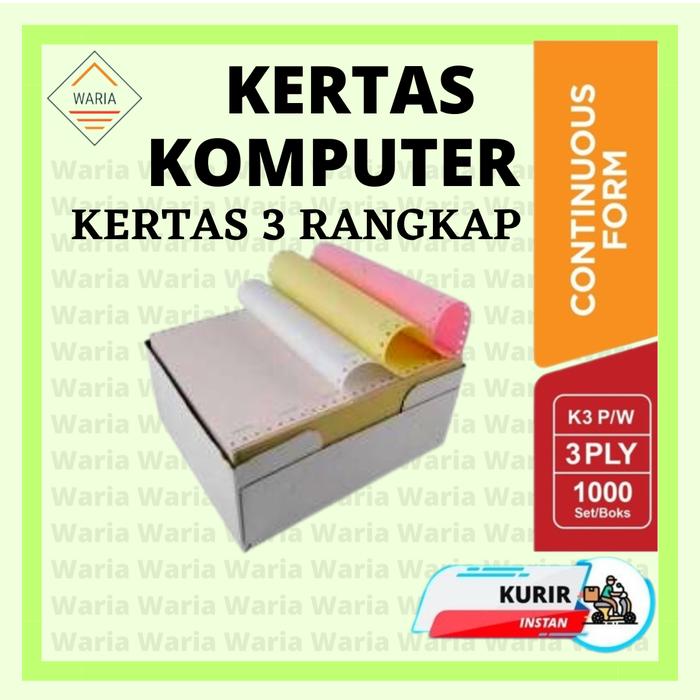 Gambar Kertas Komputer / Continous Form Paperline - 3rangka dari WARIA SHOP undefined Tokopedia