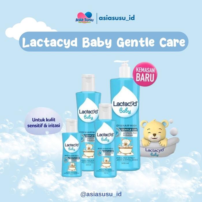 Jual LACTACYD BABY GENTLE CARE 60ML 150ML 250ML 500ML SABUN BAYI