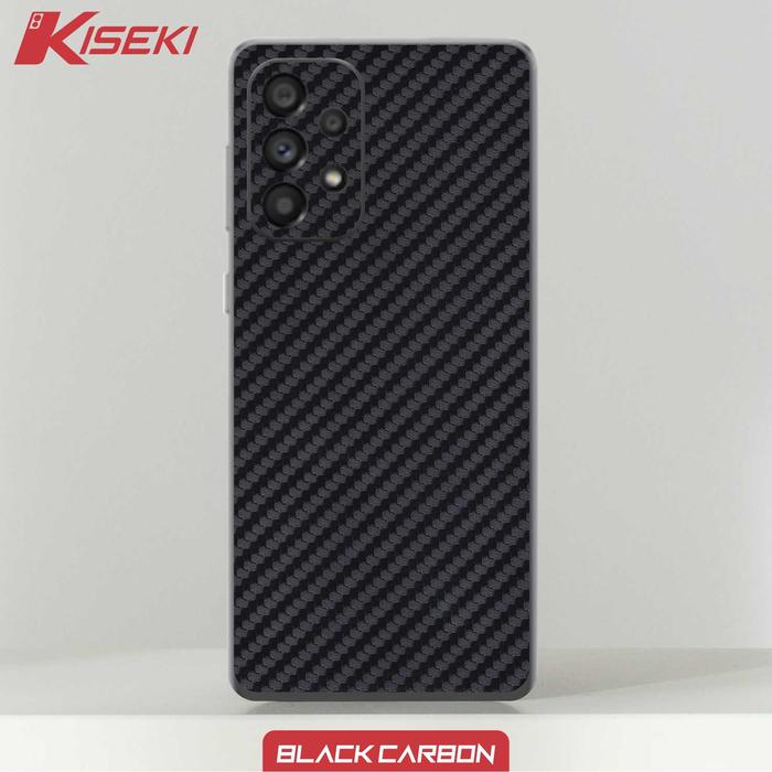 Gambar Kiseki Skin Samsung A73  Back Case Carbon Leather Custom -  Black Carbon dari Kiseki Skin Kota Administrasi Jakarta Barat Tokopedia